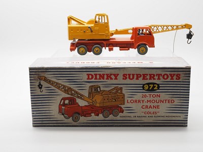 Lot 83 - A DINKY No 972 20-Ton Coles Lorry Mounted...