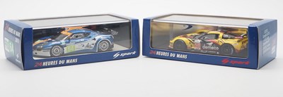 Lot 93 - A pair of 1:43 scale hand built resin models...