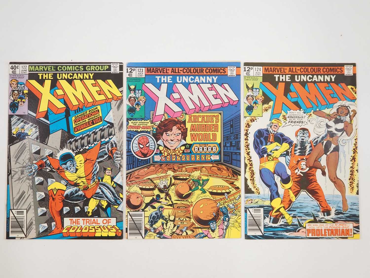 Lot 12 - UNCANNY X-MEN #122, 123, 124 - (3 in Lot) -...
