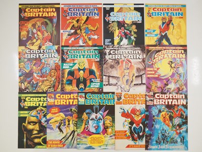 Lot 15 - CAPTAIN BRITAIN VOL. 2 #2, 3, 4, 5, 6, 7, 8, 9,...