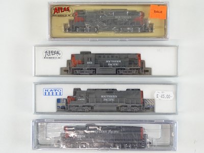 Lot 5 - A group of American Outline N Gauge diesel...