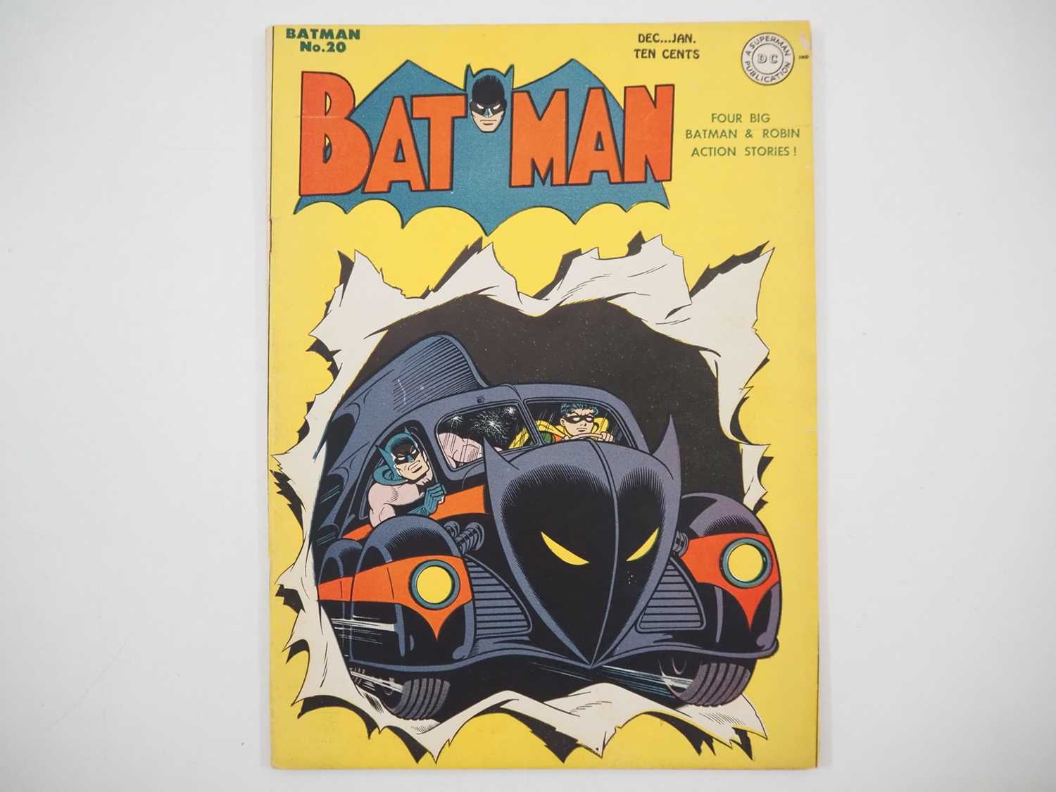 Lot 396 - BATMAN #20 (1943 - DC) - Iconic first cover...