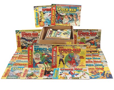 Lot 97 - SUPER SPIDER-MAN LOT (145 in Lot) - (1976/1978...