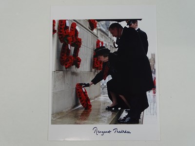 Lot 89 - MARGARET THATCHER - A signed 10x8 colour...