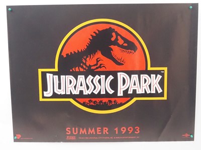 Lot 10 - JURASSIC PARK (1993) - A UK Quad teaser movie...