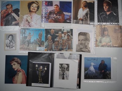 Lot 25 - Television and Film related autographs to...