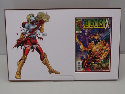 Lot 291 - MARVEL - GENERATION X #39 comic signed by Stan...