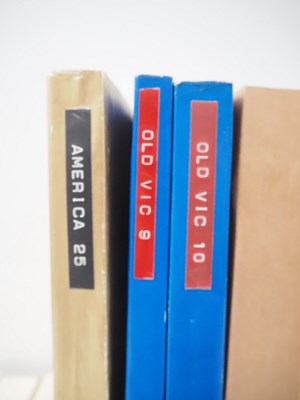 Lot 388 - Circa 25 bound books of theatre programmes...