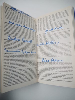Lot 388 - Circa 25 bound books of theatre programmes...