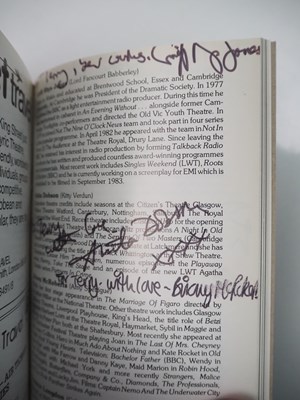 Lot 388 - Circa 25 bound books of theatre programmes...