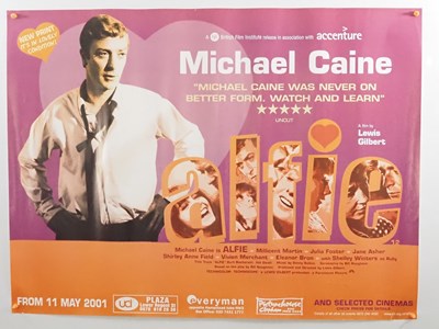Lot 66 - ALFIE (1966) - BFI 2001 re-release UK Quad...