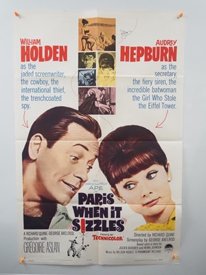Lot 77 - PARIS WHEN IT SIZZLES (1964) - US one sheet...