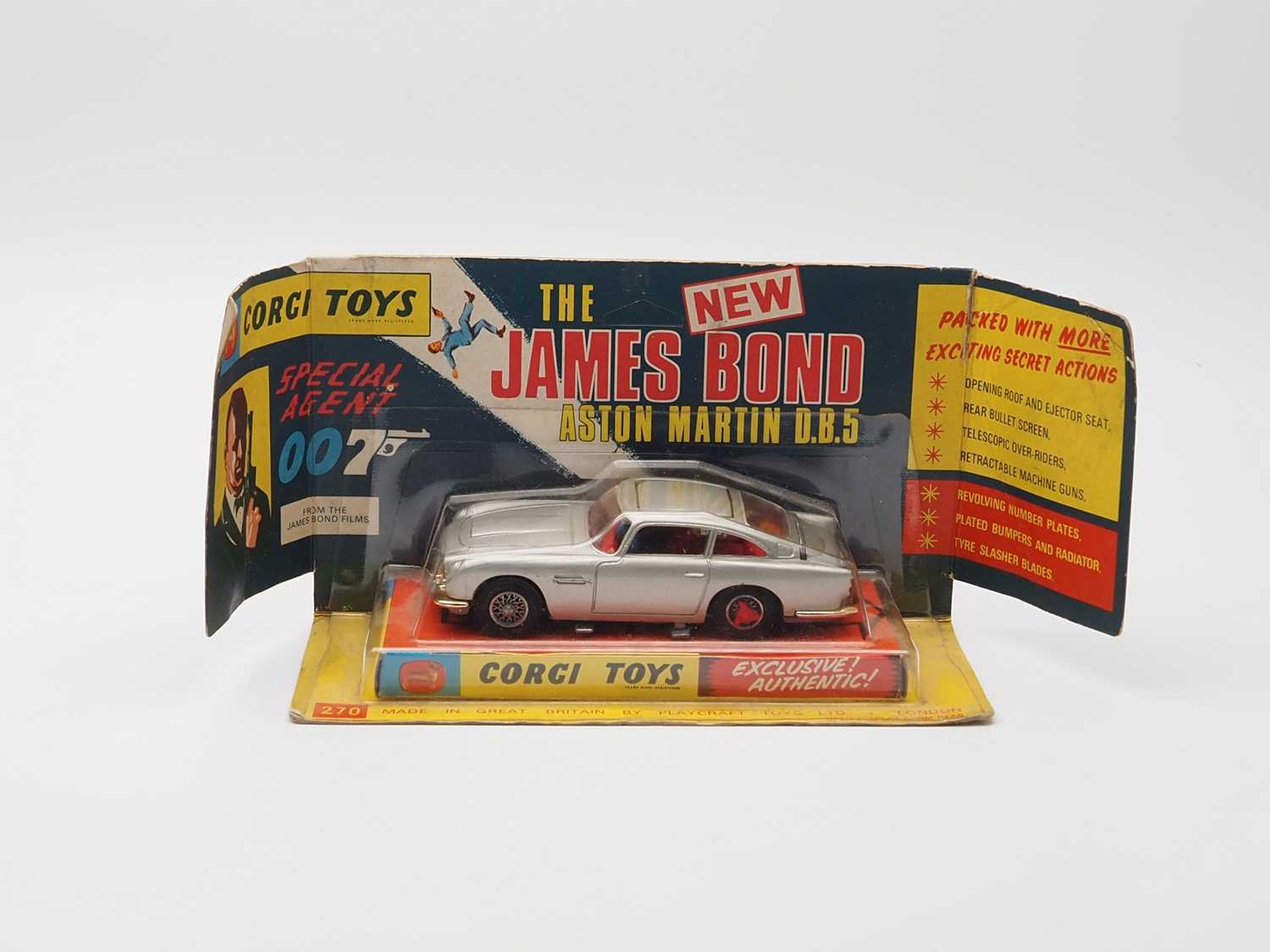 Lot 27 - A CORGI 270 'James Bond' Aston Martin DB5,...