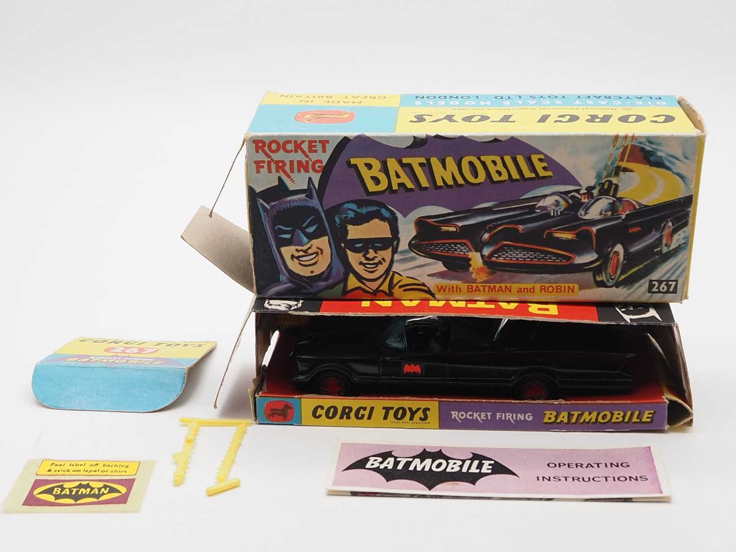 Lot 29 - A CORGI Toys 267 Batmobile - first version...