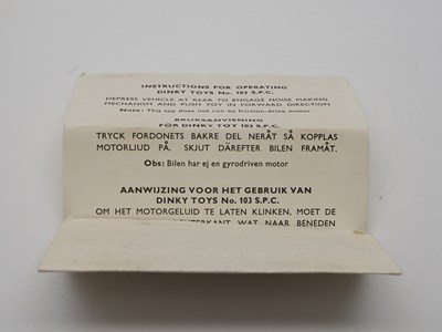 Lot 33 - A DINKY 103 'Captain Scarlet' - Spectrum...