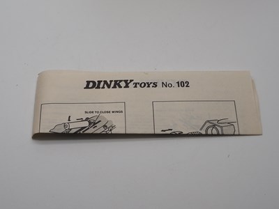 Lot 37 - A DINKY 102 'Gerry Anderson's Joe 90' Joe's...