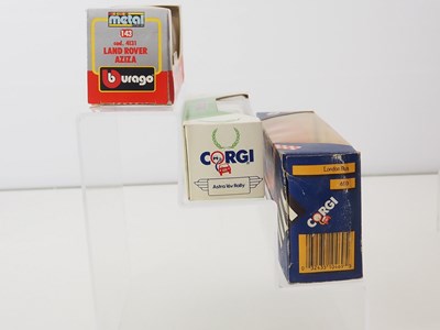 Lot 44 - A mixed group of boxed diecast vans, buses,...