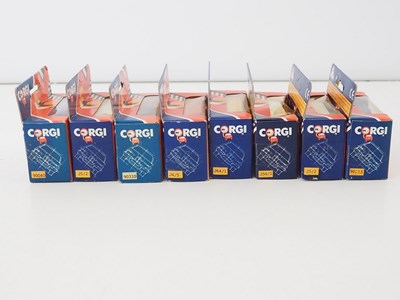 Lot 44 - A mixed group of boxed diecast vans, buses,...