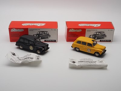 Lot 92 - A pair of hand built 1:43 scale white metal...