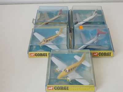Lot 105 - A group of vintage 1970s CORGI (LINTOY) civil...