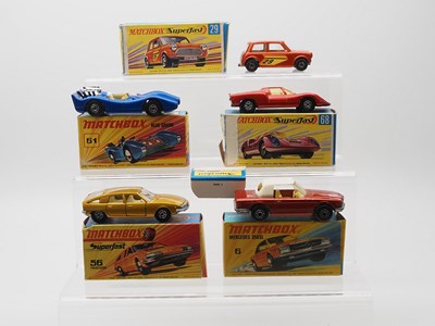 Lot 114 - A group of MATCHBOX Superfast, comprising a 6e...