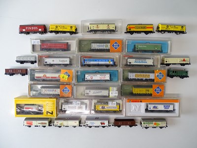 Lot 63 - A quantity of N Gauge European Outline freight...