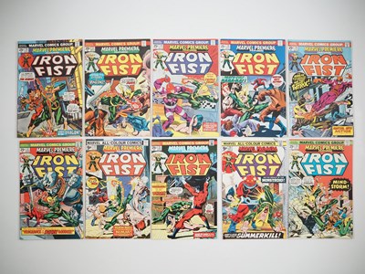Lot 12 - MARVEL PREMIERE: IRON FIST #16, 17, 18, 19, 20,...