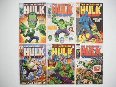 Lot 113 - INCREDIBLE HULK #115, 116, 117, 118, 119, 120...