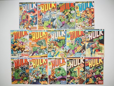 Lot 170 - INCREDIBLE HULK #166, 167, 168, 169, 170, 171,...