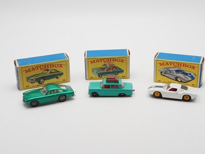 Lot 6 - A group of MATCHBOX Regular Wheels automobiles,...