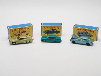 Lot 7 - A group of MATCHBOX Regular Wheels automobiles,...