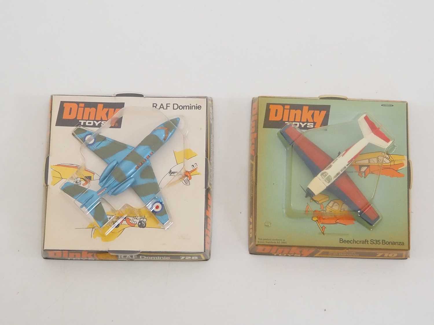 Lot 17 - A pair of DINKY Toys aircraft, comprising of a...