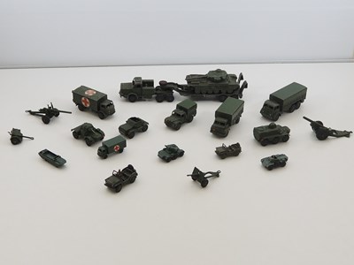 Lot 84 - A quantity of military diecast vehicles by...