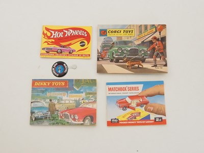 Lot 87 - A group of 1960s diecast catalogues plus a HOT...