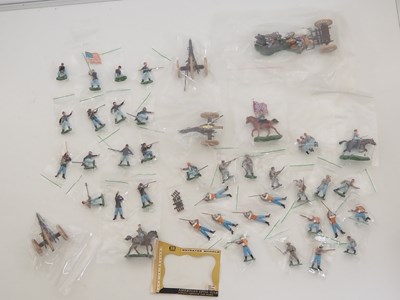 Lot 111 - A quantity of BRITAINS plastic American Civil...