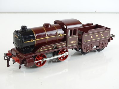 Lot 111 - A HORNBY SERIES O gauge clockwork No.0 0-4-0...