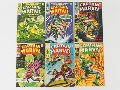 Lot 421 - CAPTAIN MARVEL #3, 4, 7, 8, 9, 10 (6 in Lot) -...