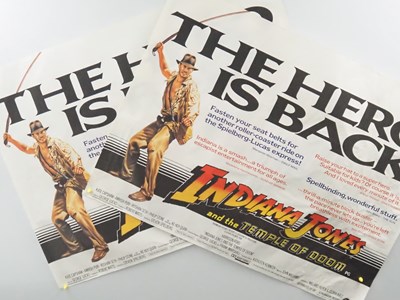 Lot 13 - INDIANA JONES AND THE TEMPLE OF DOOM (1984) A...