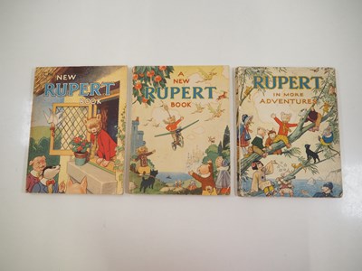 Lot 35 - RUPERT THE BEAR (1944/5 and 6) A group of...