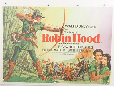 Lot 42 - THE STORY OF ROBIN HOOD (1970s release) linen...