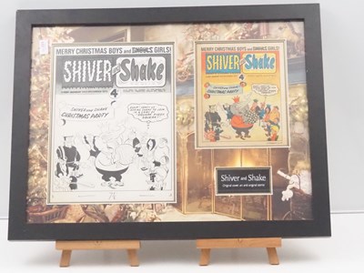 Lot 45 - SHIVER AND SHAKE - Mike Lacey - framed and...