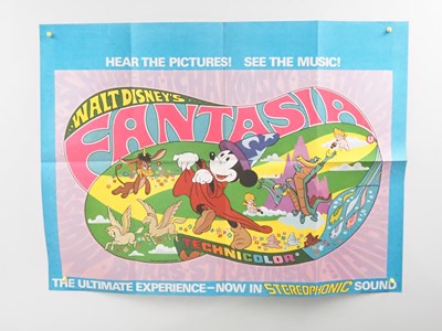 Lot 61 - WALT DISNEY: FANTASIA (1976 Release) - UK Quad...