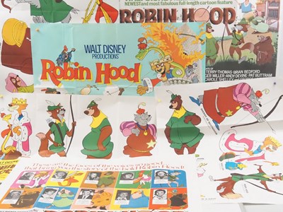 Lot 67 - WALT DISNEY: ROBIN HOOD - A group of UK Quad...