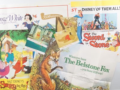 Lot 69 - WALT DISNEY: A selection of UK Quad film...