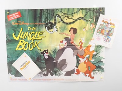 Lot 74 - WALT DISNEY: THE JUNGLE BOOK - UK Quad and...