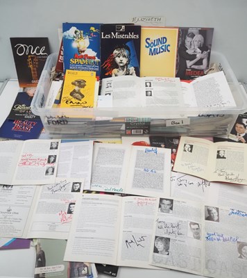 Lot 81 - Circa 300 signed and unsigned theatre...