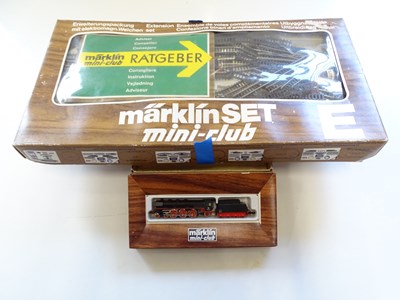 Lot 12 - A MARKLIN German outline Z gauge steam...