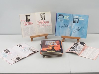 Lot 527 - A group of 31 signed theatre programmes, most...