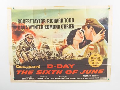 Lot 541 - D-DAY THE 6TH JUNE - UK Quad film poster -...