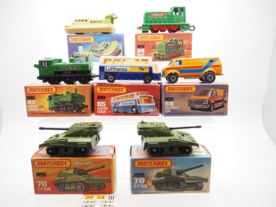 Lot 11 - A group of MATCHBOX Superfast series vehicles...